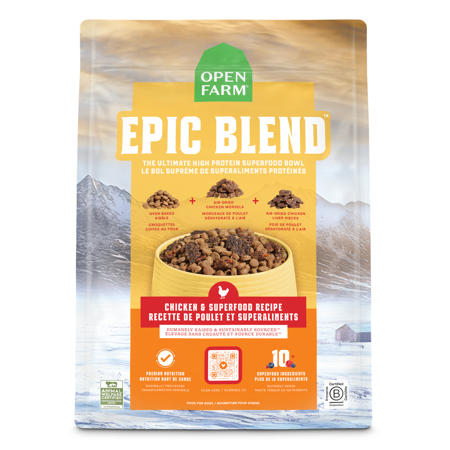 Open Farm Epic Blend Chicken &amp; Superfood Dog Food