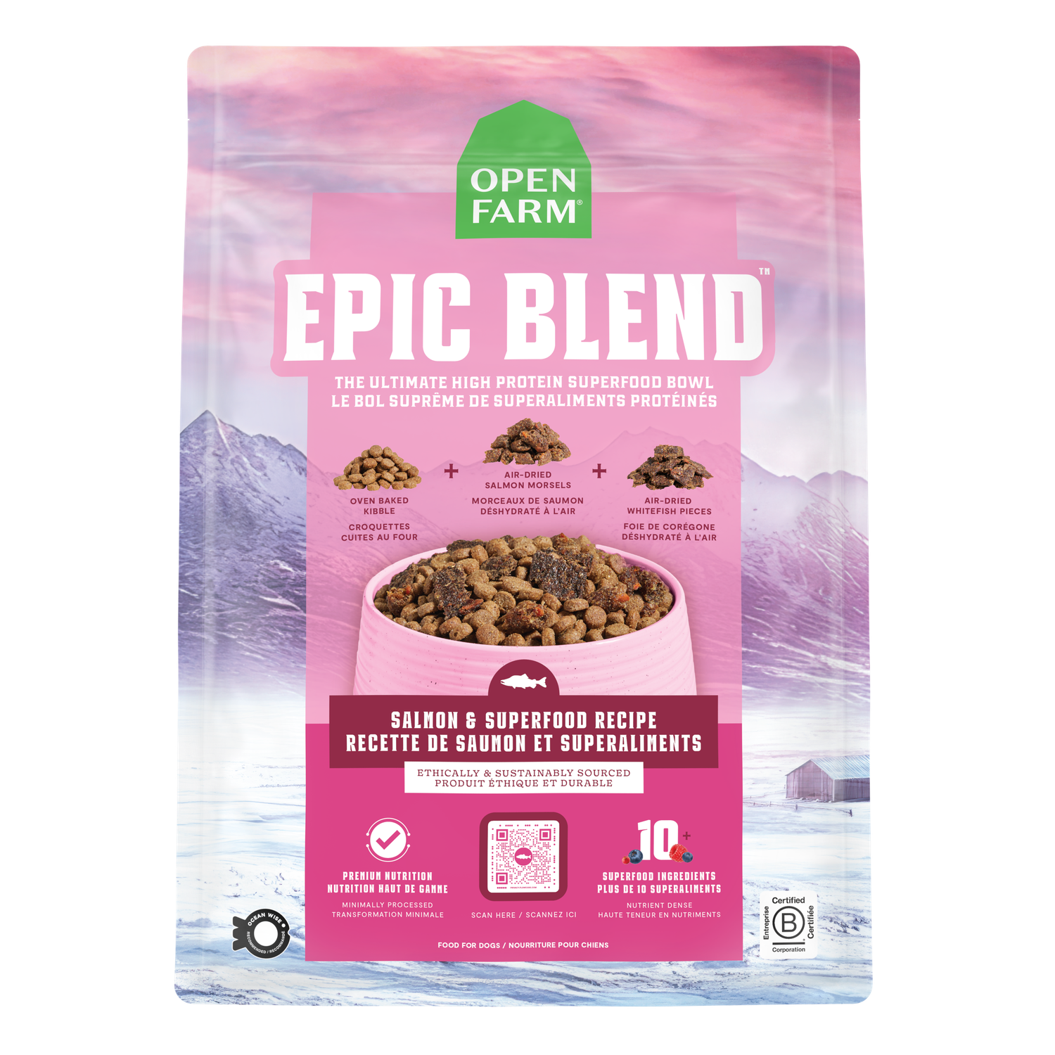 Open Farm Epic Blend Salmon &amp; Superfood Dog Food