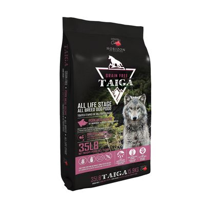 Taiga Grain-Free Pork Meal Formula Dry Dog Food 35 lb