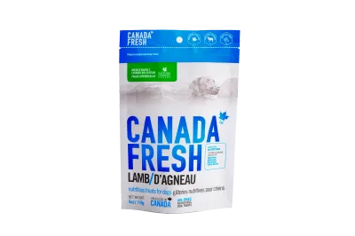 PetKind Canada Fresh Lamb Air-Dried Nutritious Dog Treats 6oz