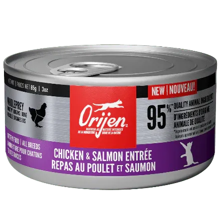 Orijen Chicken &amp; Salmon Kitten Entrée 5.5oz