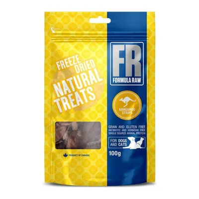 Formula Raw Freeze-Dried Kangaroo Strips 100g