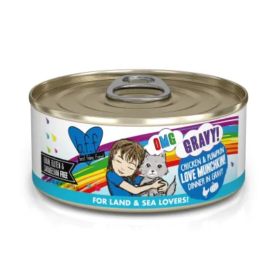 BFF Love Munchkin Chicken &amp; Pumpkin Cat Food 5.5oz