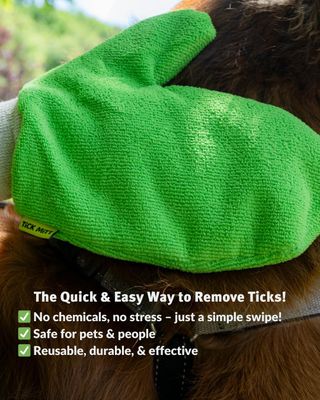 TiCK MiTT Microfiber Tick Remover for Dogs &amp; Cats