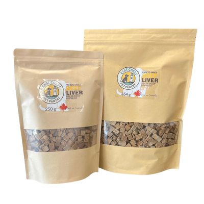 East Coast Pet Pantry Freeze-Dried Beef Liver Treats