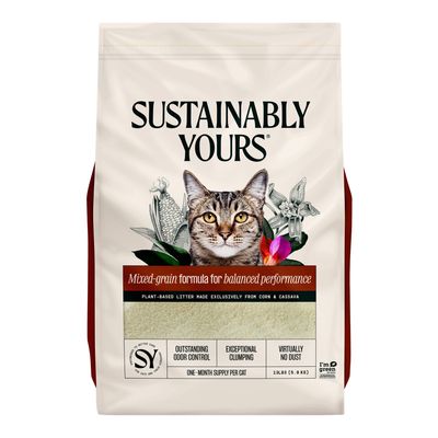 Sustainably Yours Natural Cat Litter - Mixed Grains