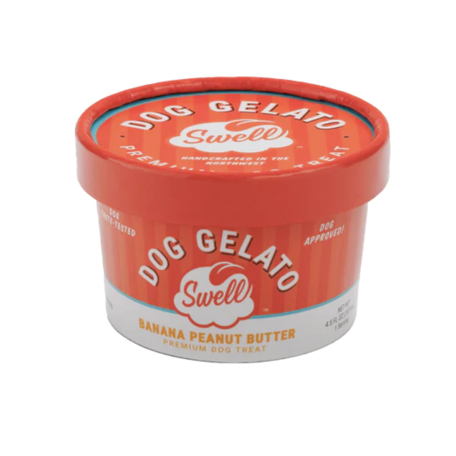 Swell Banana &amp; Peanut Butter Gelato Frozen Dog Treat 4.5oz