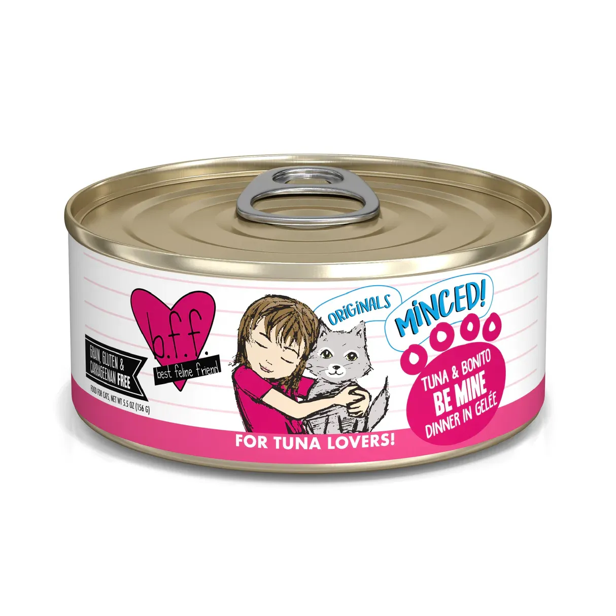 Weruva B.F.F. Be Mine Tuna &amp; Bonito Cat Food 5.5oz