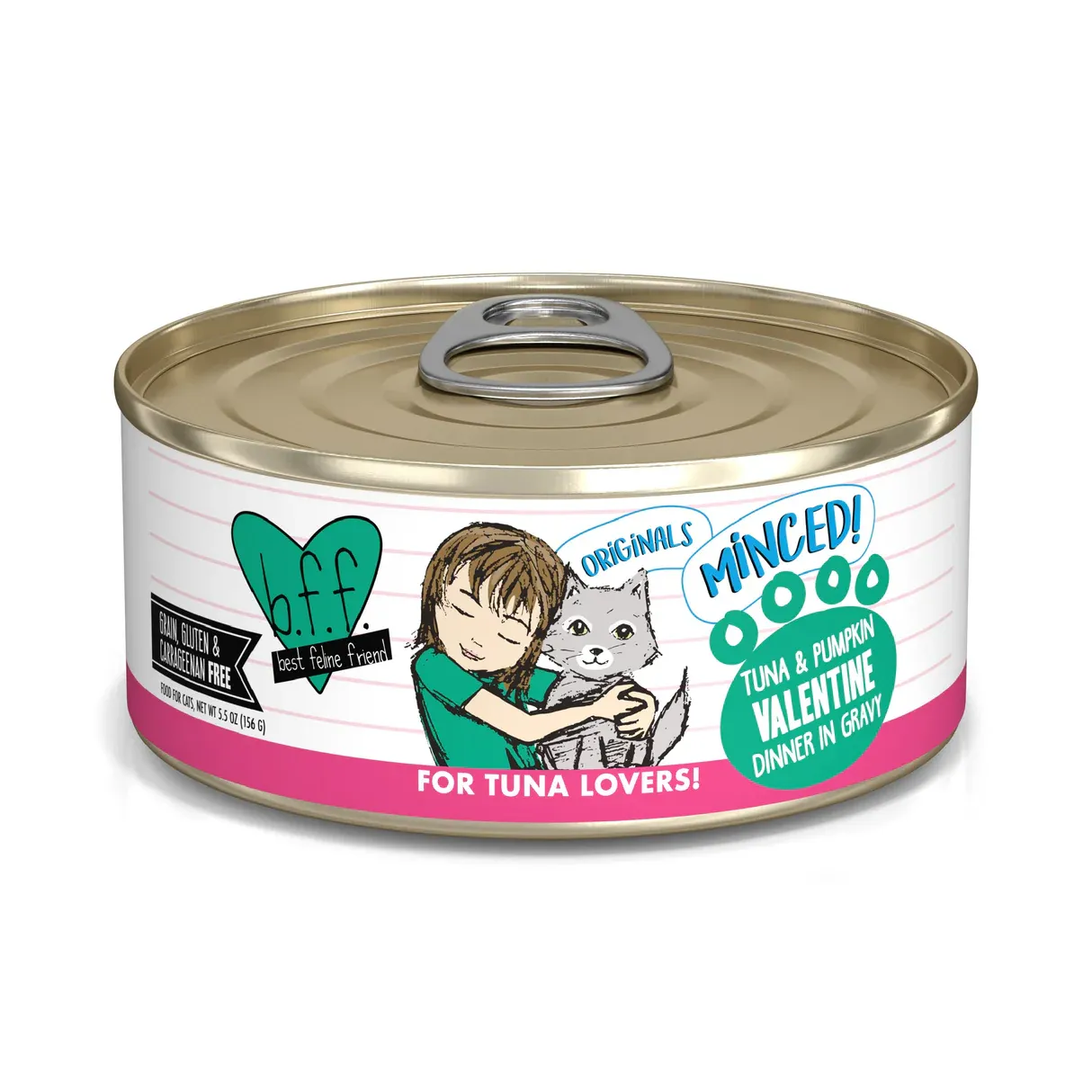 Weruva B.F.F. Valentine Tuna &amp; Pumpkin Cat Food 5.5oz