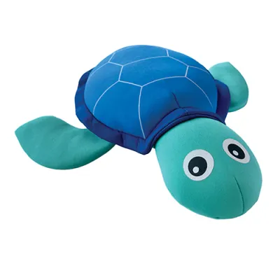 FouFit Under the Sea Freeze&#39;n Float Turtle Large 9&quot; Dog Toy