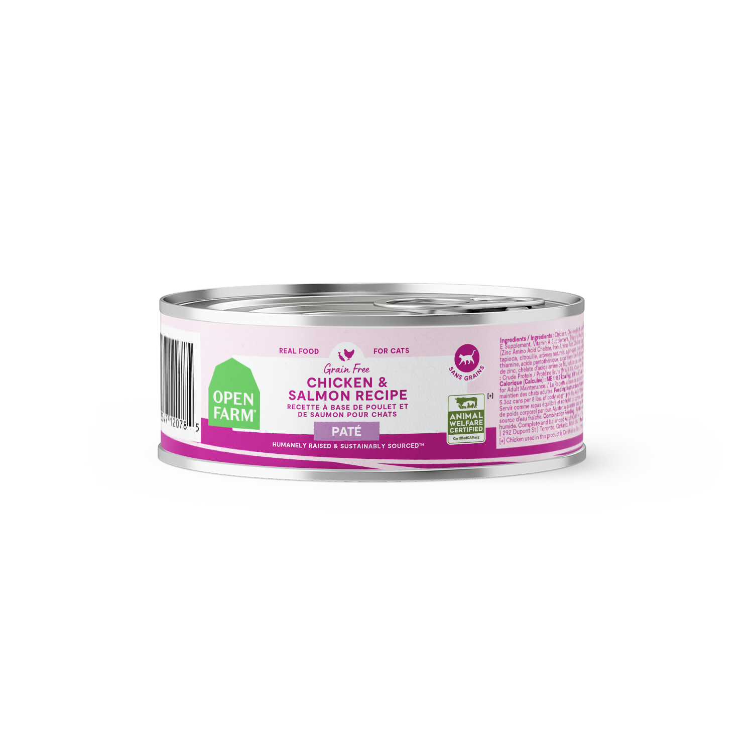 Open Farm Pâté for Cats Chicken &amp; Salmon Recipe 5.3oz