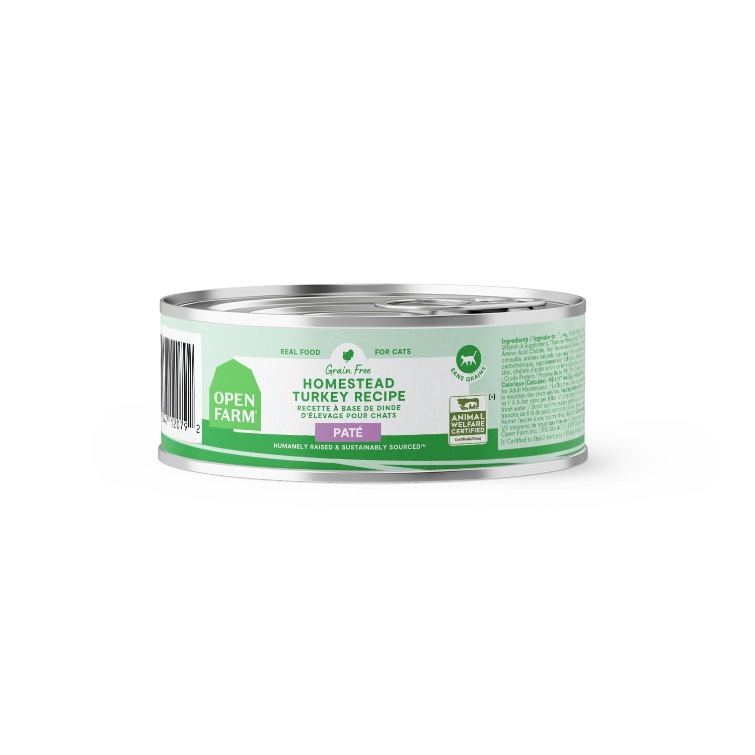 Open Farm Pâté for Cats Homestead Turkey Recipe 5.3oz