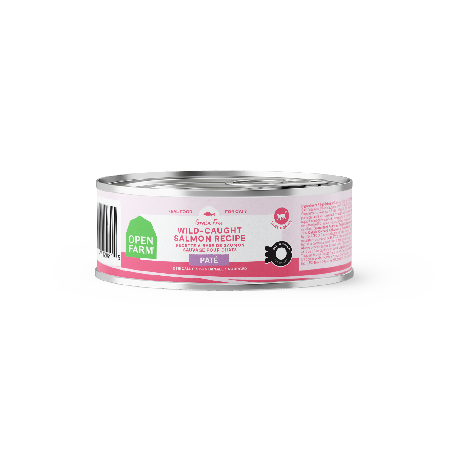Open Farm Pâté for Cats Wild-Caught Salmon Recipe 5.3oz