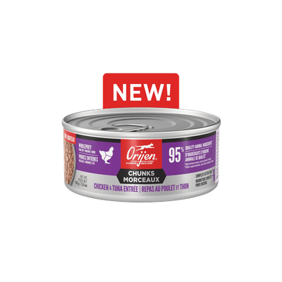 Orijen Chunks &amp; Shreds Chicken &amp; Tuna Kitten Entrée 5.5oz