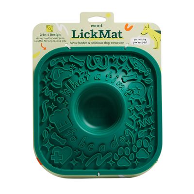 Woof LickMat Green