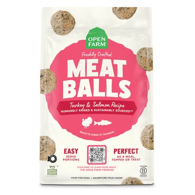 Open Farm Freshly Crafted Meatballs Turkey &amp; Salmon Recipe