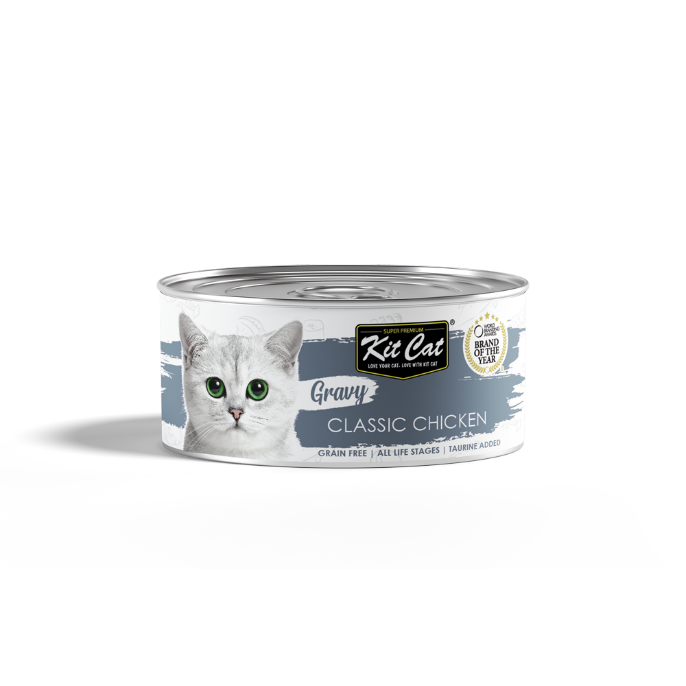 Kit Cat Gravy Series Classic Chicken Wet Cat Food 70gm