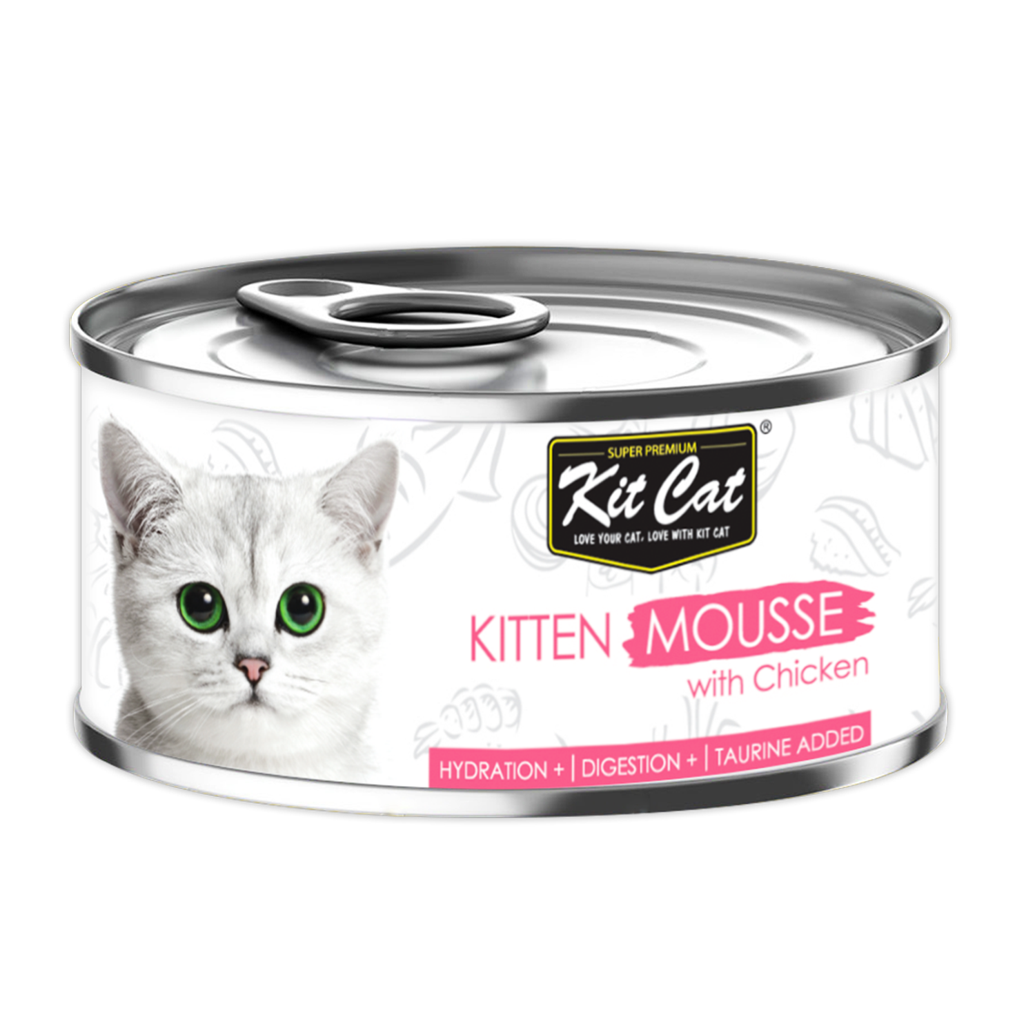 Kit Cat Kitten Mousse with Chicken Wet Cat Food 70 gm