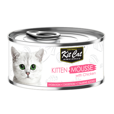 Kit Cat Kitten Mousse with Chicken Wet Cat Food 70 gm