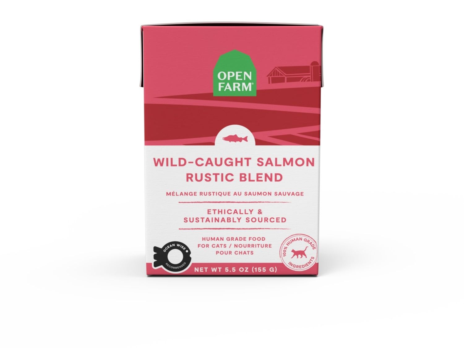 Open Farm Rustic Blend Wild-Caught Salmon Cat Food 5.5oz