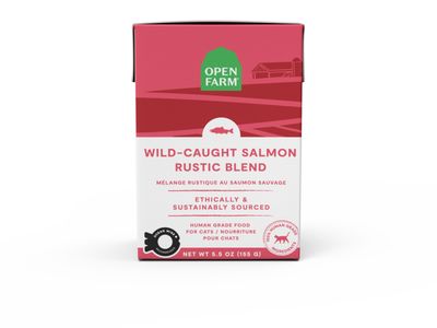 Open Farm Rustic Blend Wild-Caught Salmon Cat Food 5.5oz