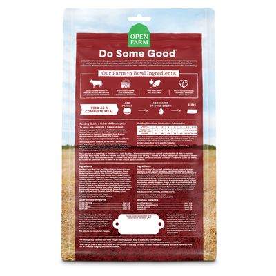 Open Farm Freeze-Dried Raw Patties Grass-Fed Beef Recipe Dog Food