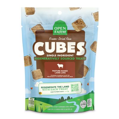 Open Farm Freeze-Dried Raw Regeneratively Sourced Lamb Lung Treat Lamb Lung 3oz