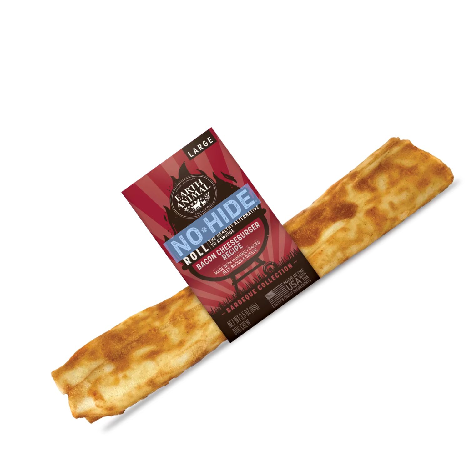 No-Hide Barbeque Collection Bacon Cheeseburger Rolls 60g
