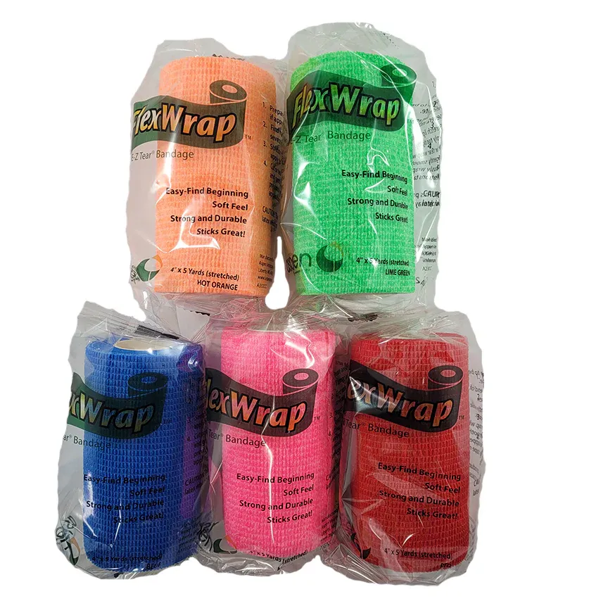 FlexWrap E-Z Tear Bandage Assorted Colours
