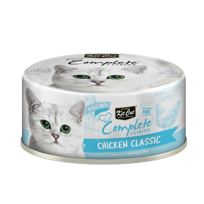 Kit Cat Complete Cuisine Pure Chicken Classic in Broth Wet Cat Food 70g