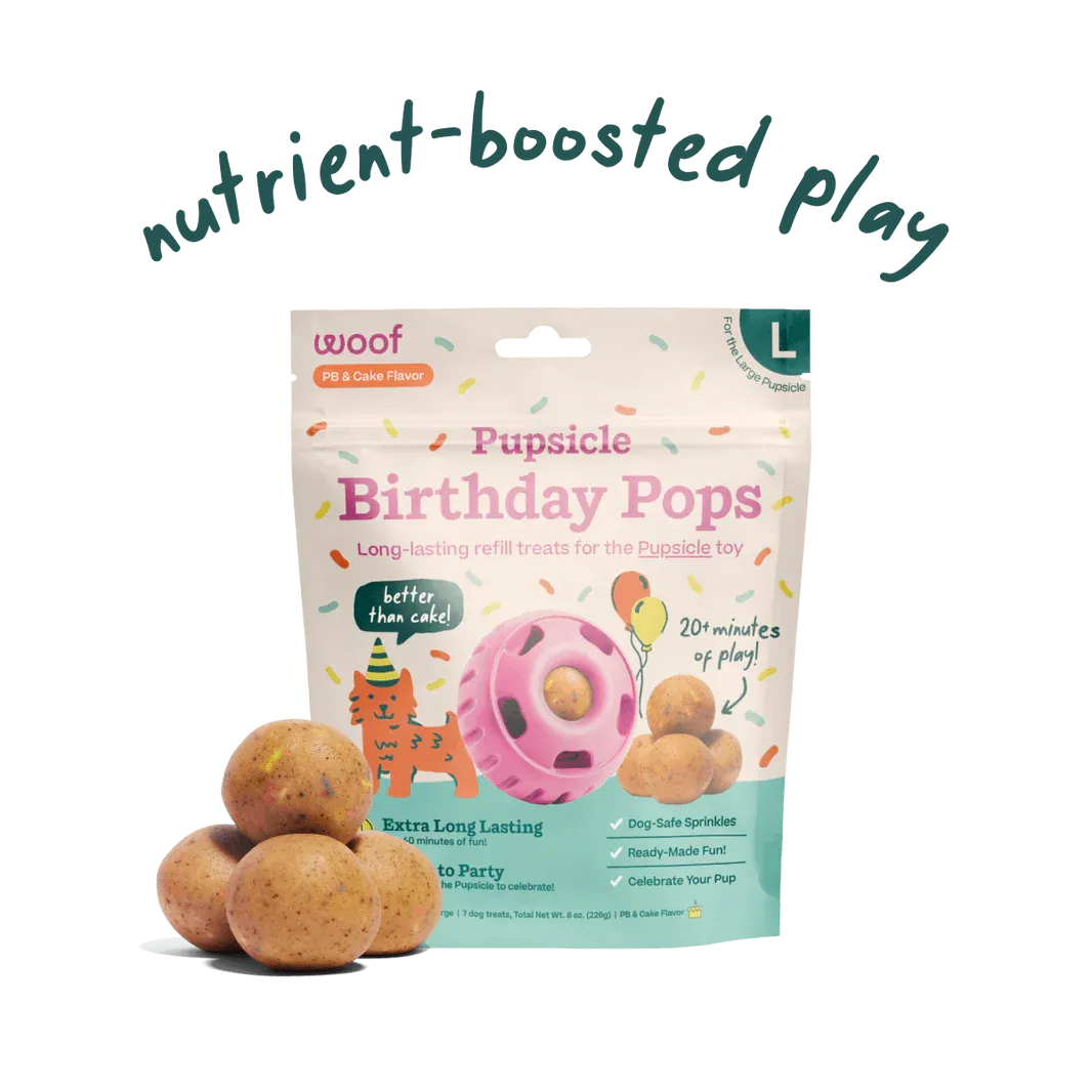Woof Pupsicle Refill Birthday Pops