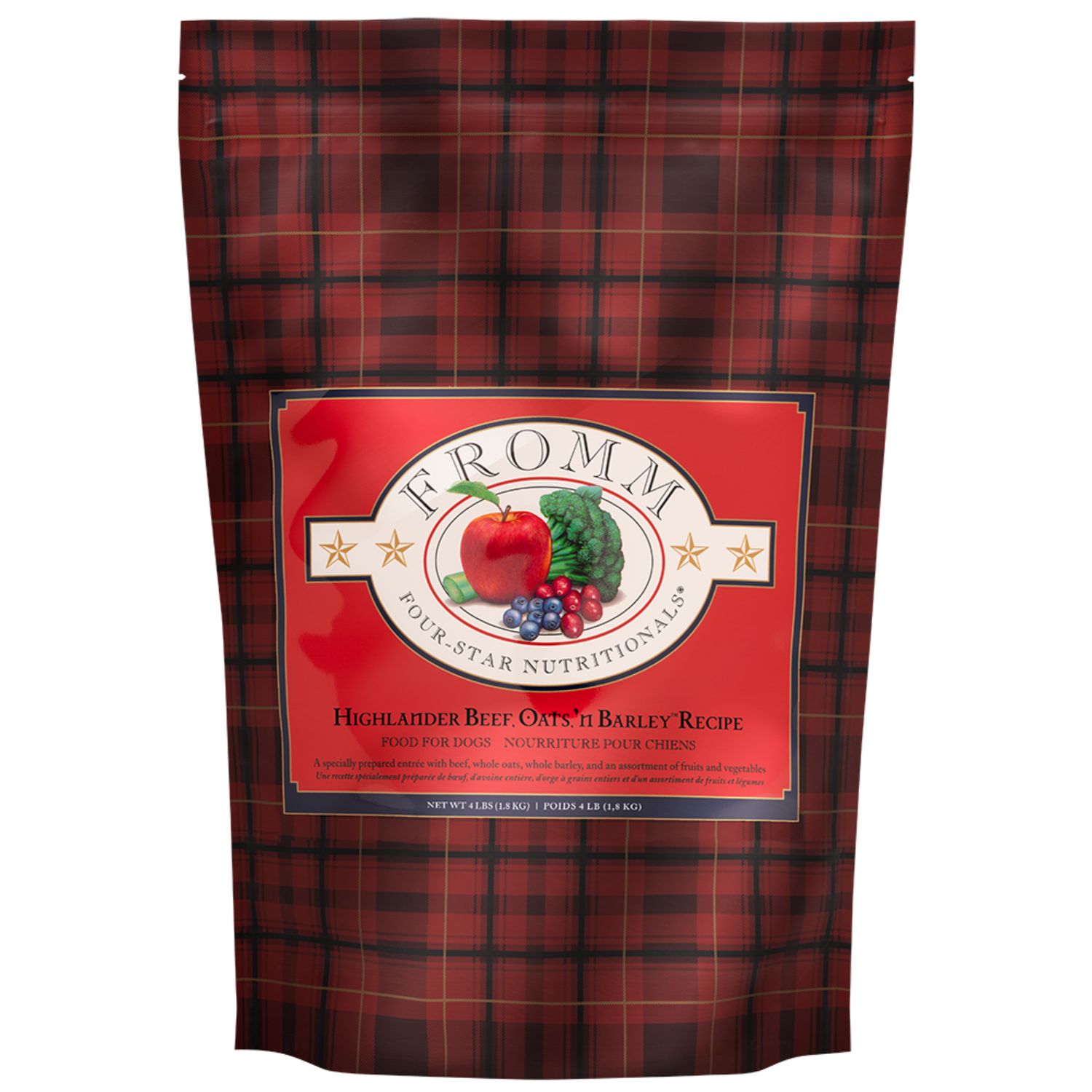 Fromm Four-Star Nutritionals Highlander Beef, Oats, &#39;n Barley Recipe Dry Dog Food