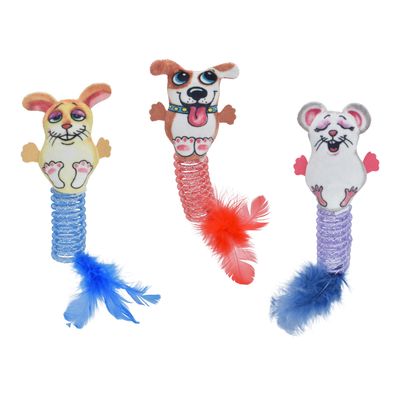 Multipet Catabis High Springers Assorted Cat Toy