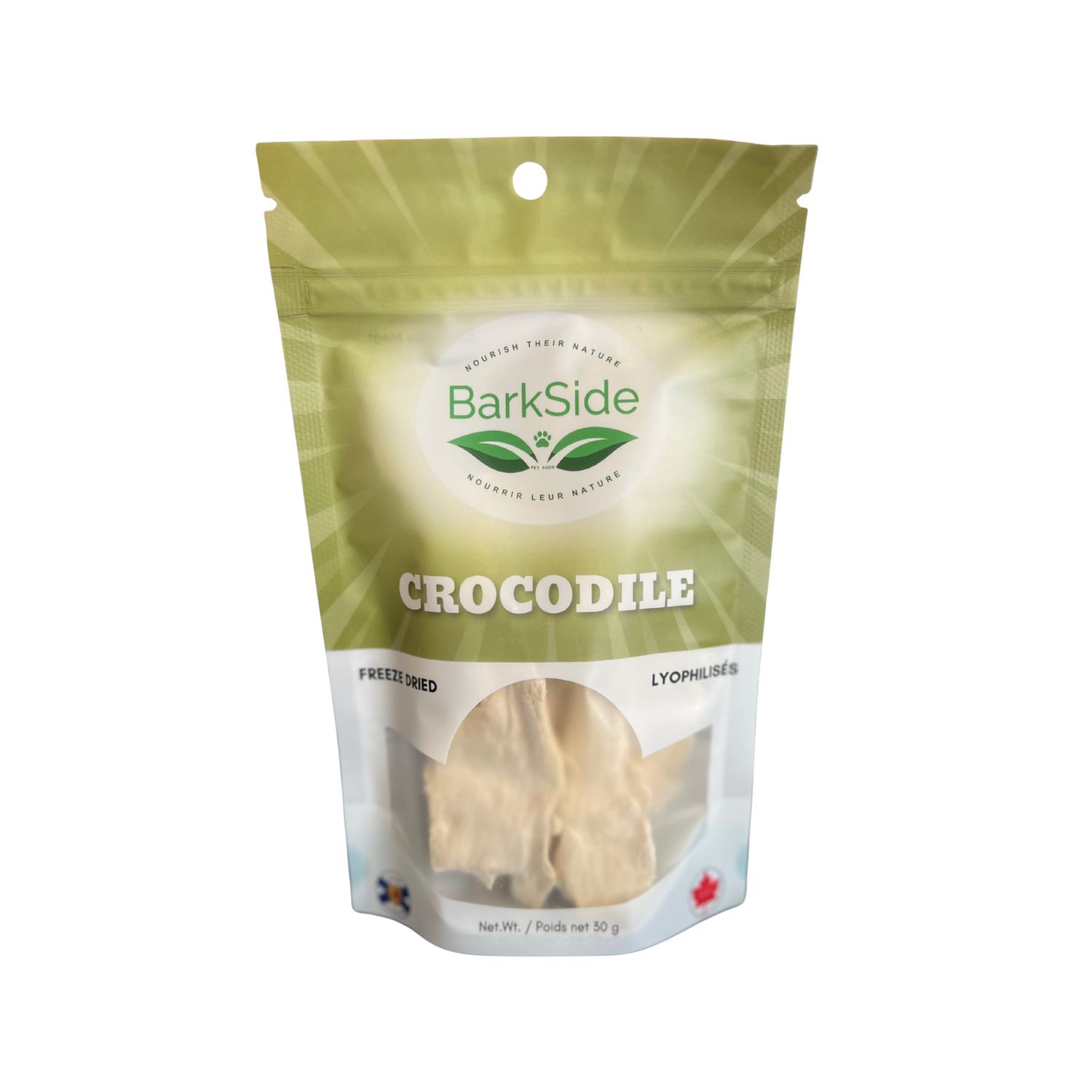 Barkside Pet Food Freeze-Dried Crocodile 30g