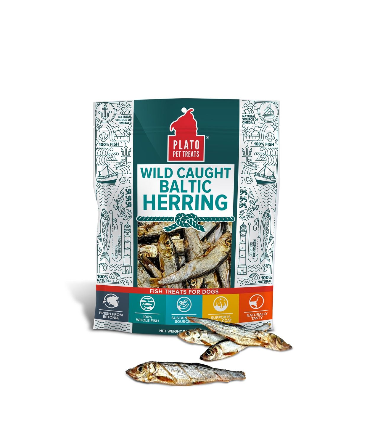 Plato Pet Treats Baltic Herring 85g