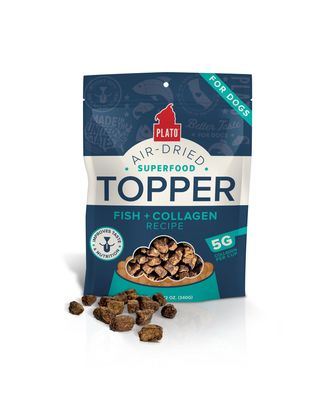 Plato Pet Treats Food Topper Fish and Collagen 156g