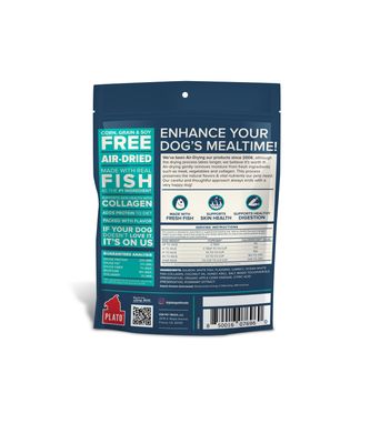 Plato Pet Treats Food Topper Fish and Collagen 156g