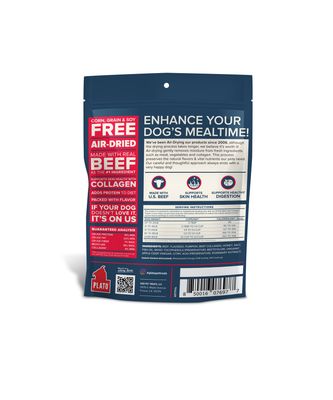 Plato Pet Treats Food Topper Beef and Collagen 156g