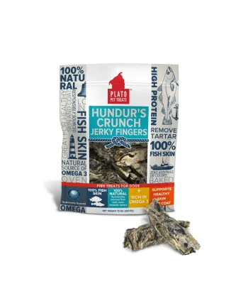 Plato Pet Treats Hundur&#39;s Crunch Jerky Fingers 100g