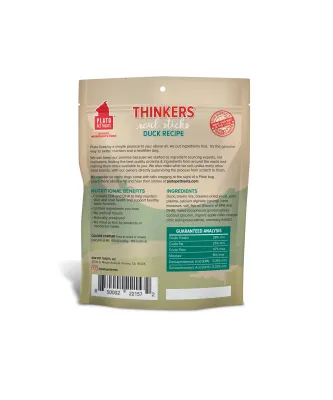 Plato Thinkers Duck Meat Stick Dog Treats 283g
