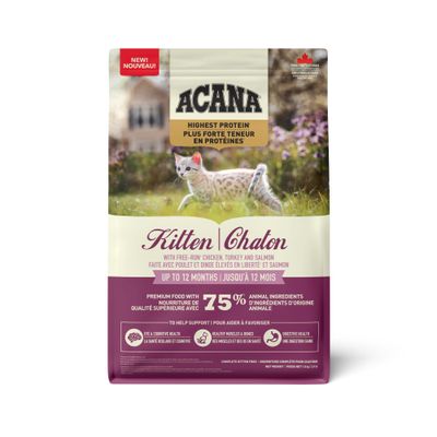 Acana Highest Protein Kitten Food 4 lb