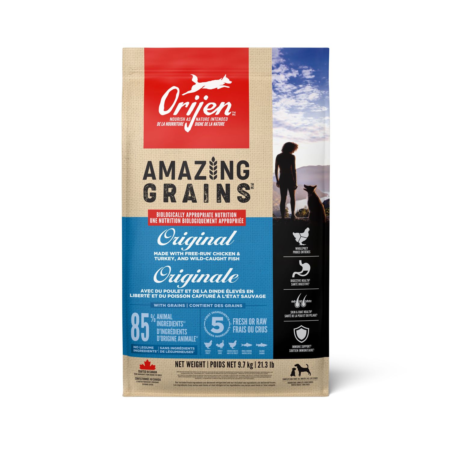Orijen Amazing Grains Original, Size: 21.3 lb