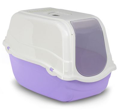Bergamo Litter Pan Romeo With Top And Filter - Lilac