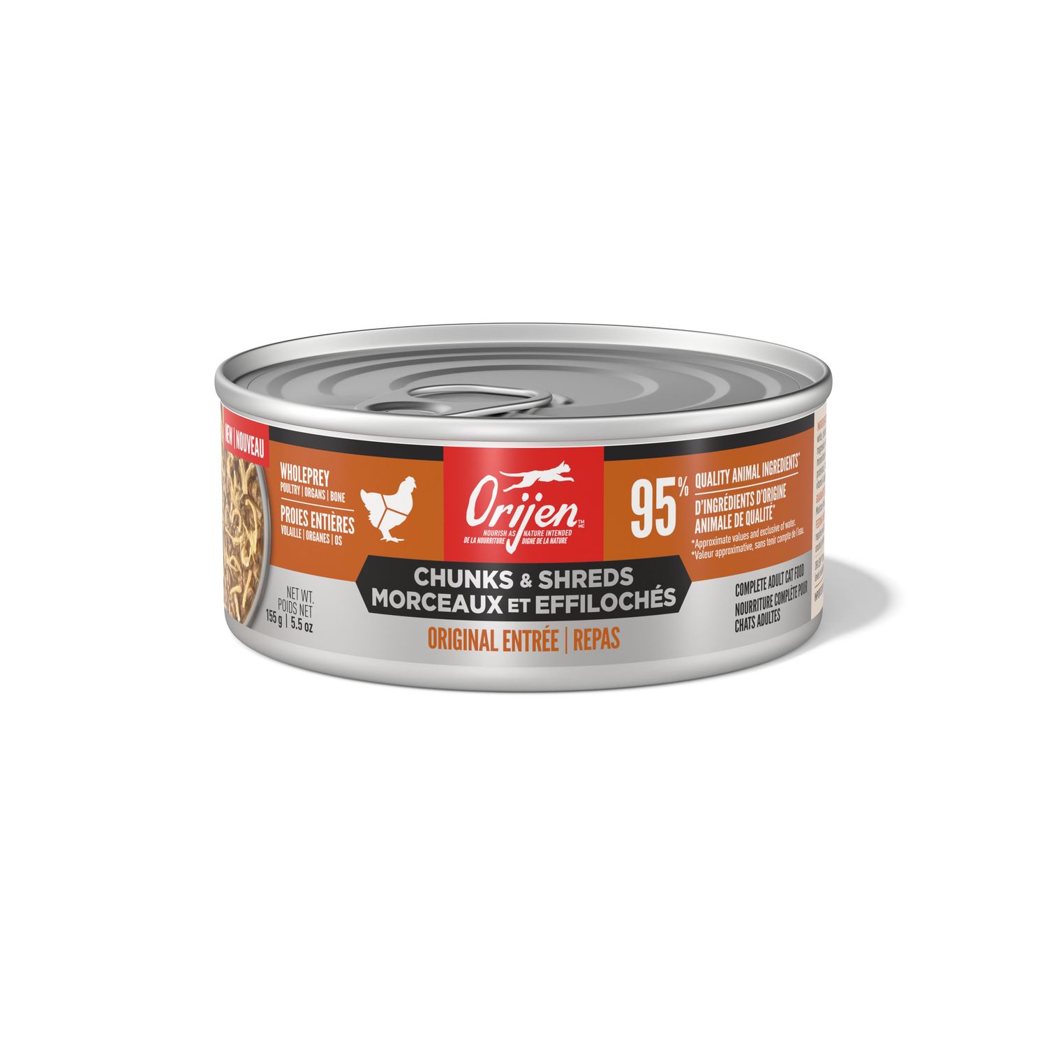 Orijen Chunks &amp; Shreds Original Entrée 5.5oz