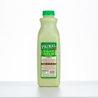 Primal Frozen Goat Milk Green Goodness 32oz Primal Frozen Goat Milk Green Goodness 32oz