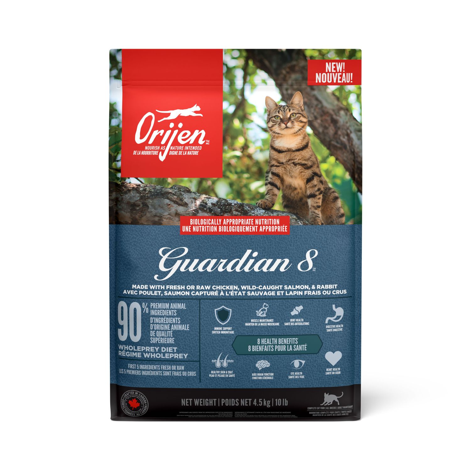 Orijen Guardian 8 Cat Food, Size: 10 lb