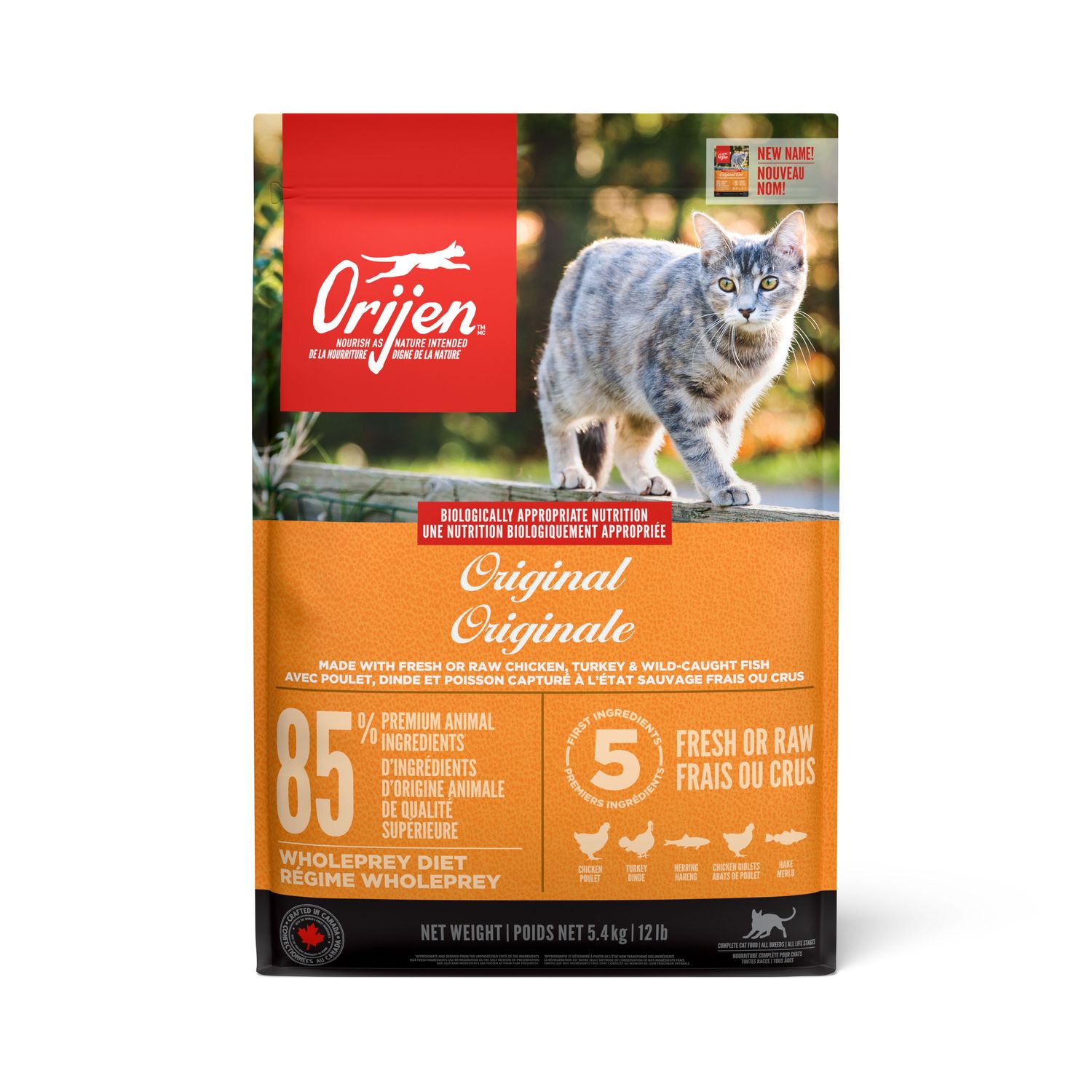 Orijen Original Cat Food, Size: 12 lb