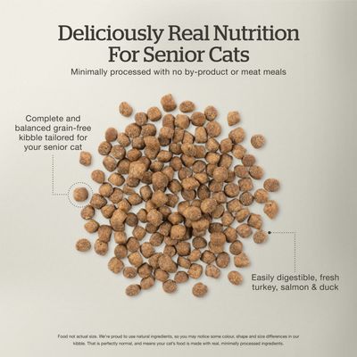 Now Fresh Grain Free Senior recipe with Turkey, Salmon, &amp; Duck for Cats