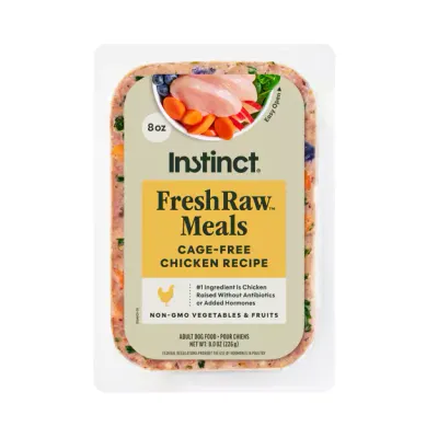 Instinct FreshRaw Meals Cage-Free Chicken Recipe Dog Food 8oz