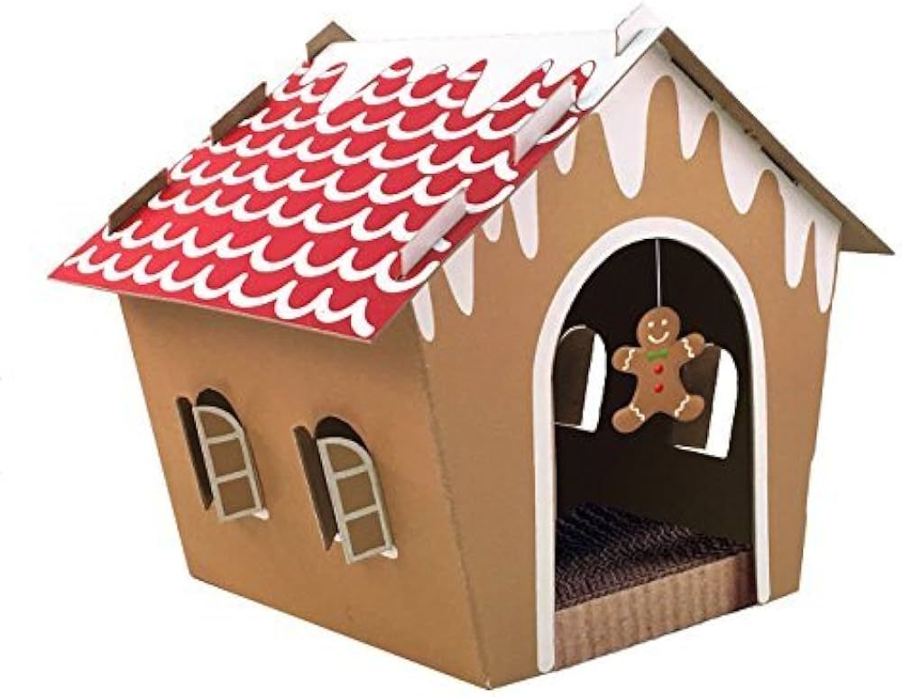 Companion Gear Gingerbread house Cat Scratcher